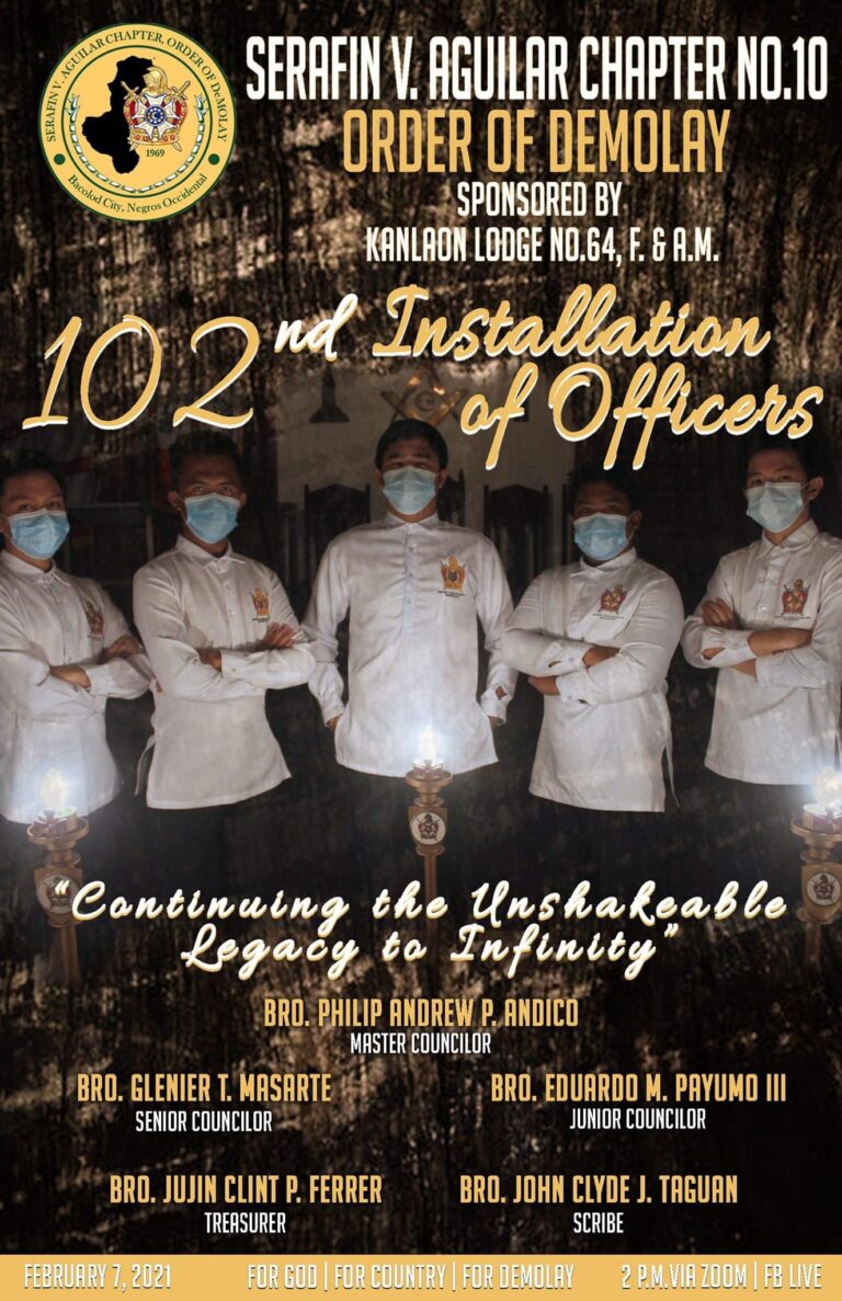 102nd Public (Virtual) Installation of Officers