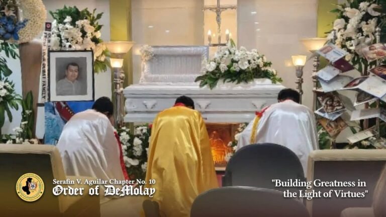 Funeral Rites Service for Bro. Vicente “Nonoy” Evangelista